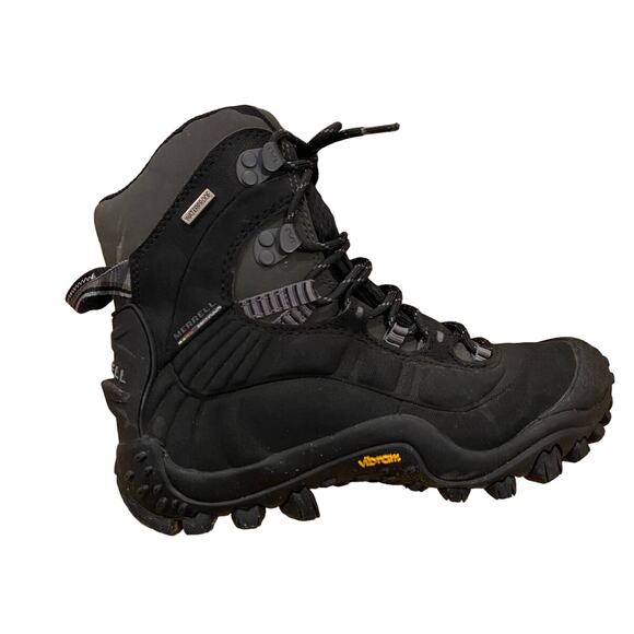 Mettle Winter Chameleon tHERMO 8 Waterproof Hicking Black Boots Vibram Sole 6us - Picture 1 of 6